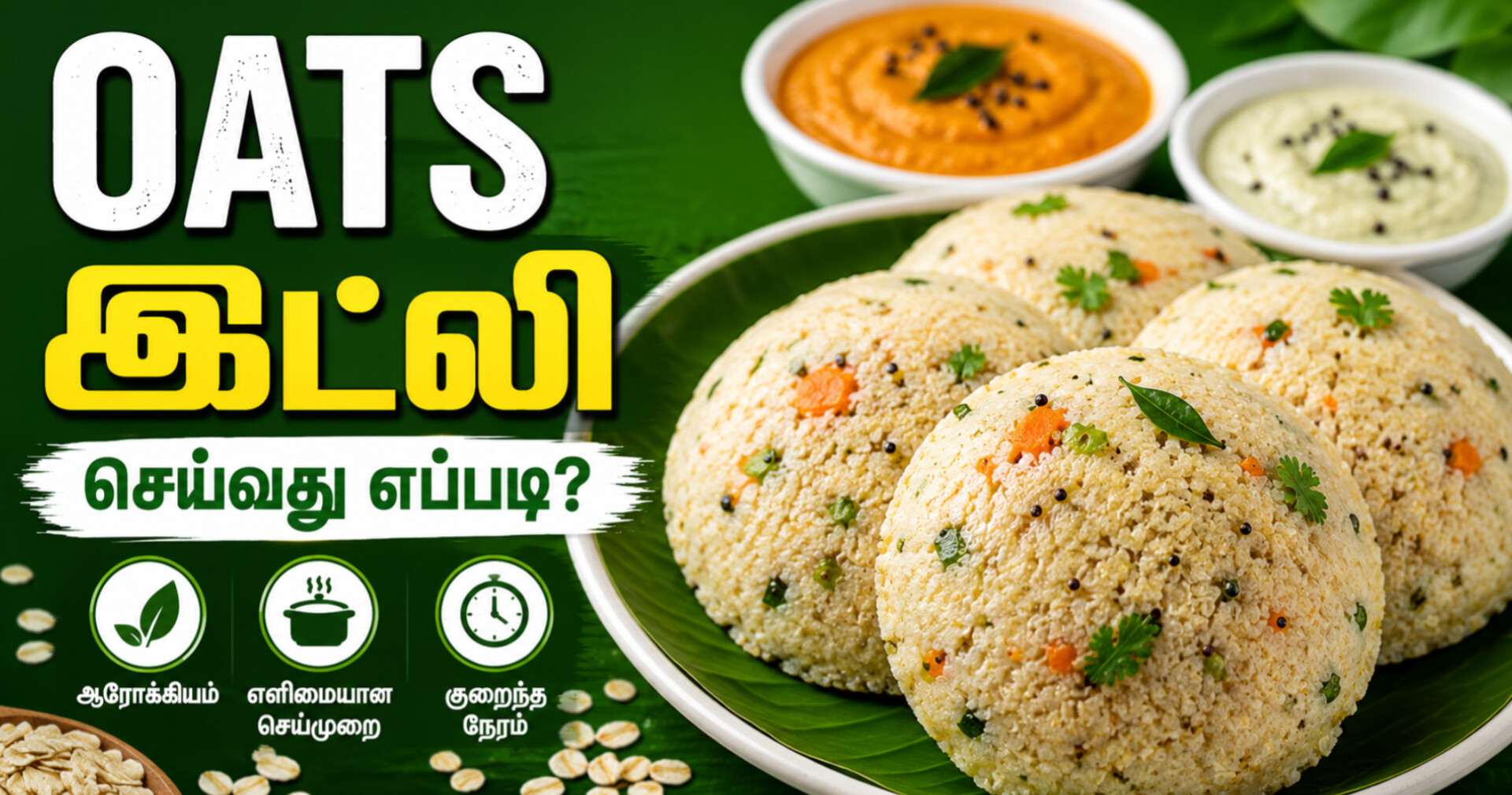 oats-idly-recipe-tamil