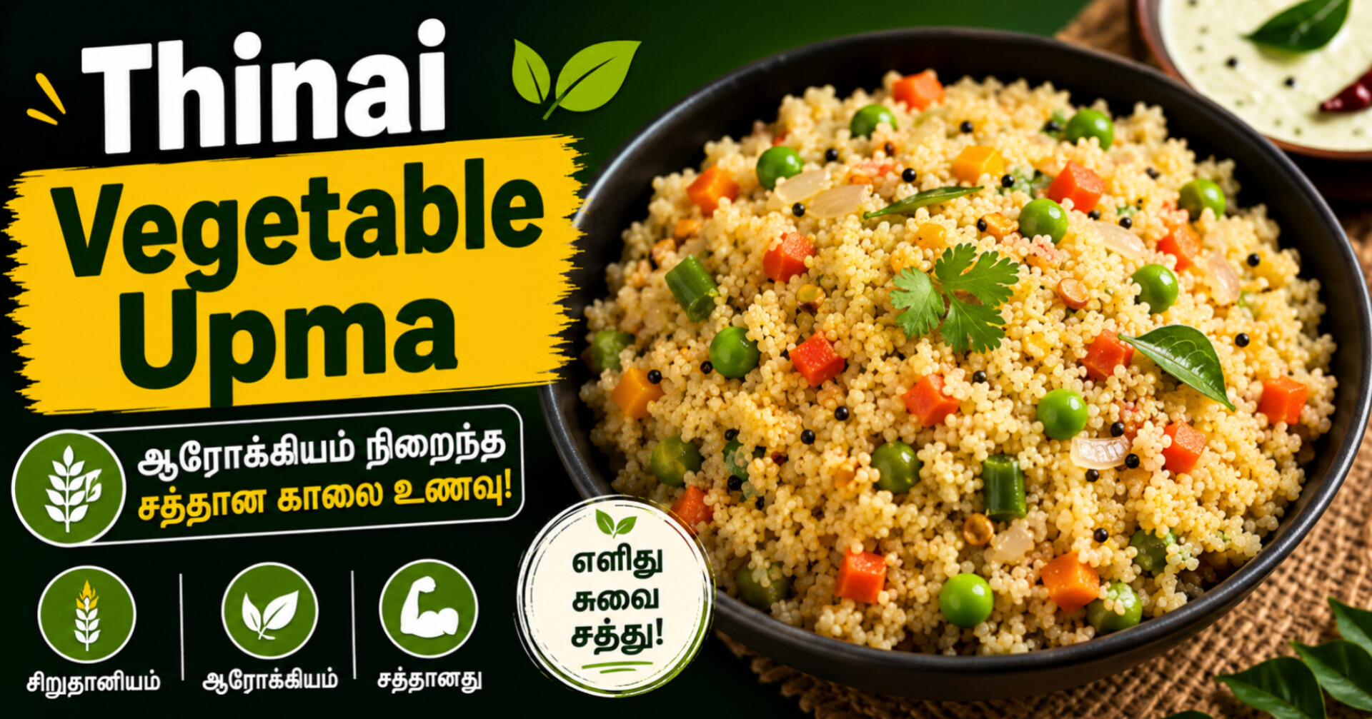 thinai-vegetable-upma-recipe-tamil