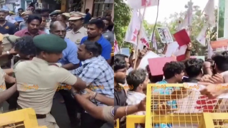 டெல்லி தடியடிக்கு எதிர்ப்பு எதிரொலி: புதுச்சேரியில் மாணவர்கள் கைது; மெரினாவில் போலீஸ் குவிப்பு