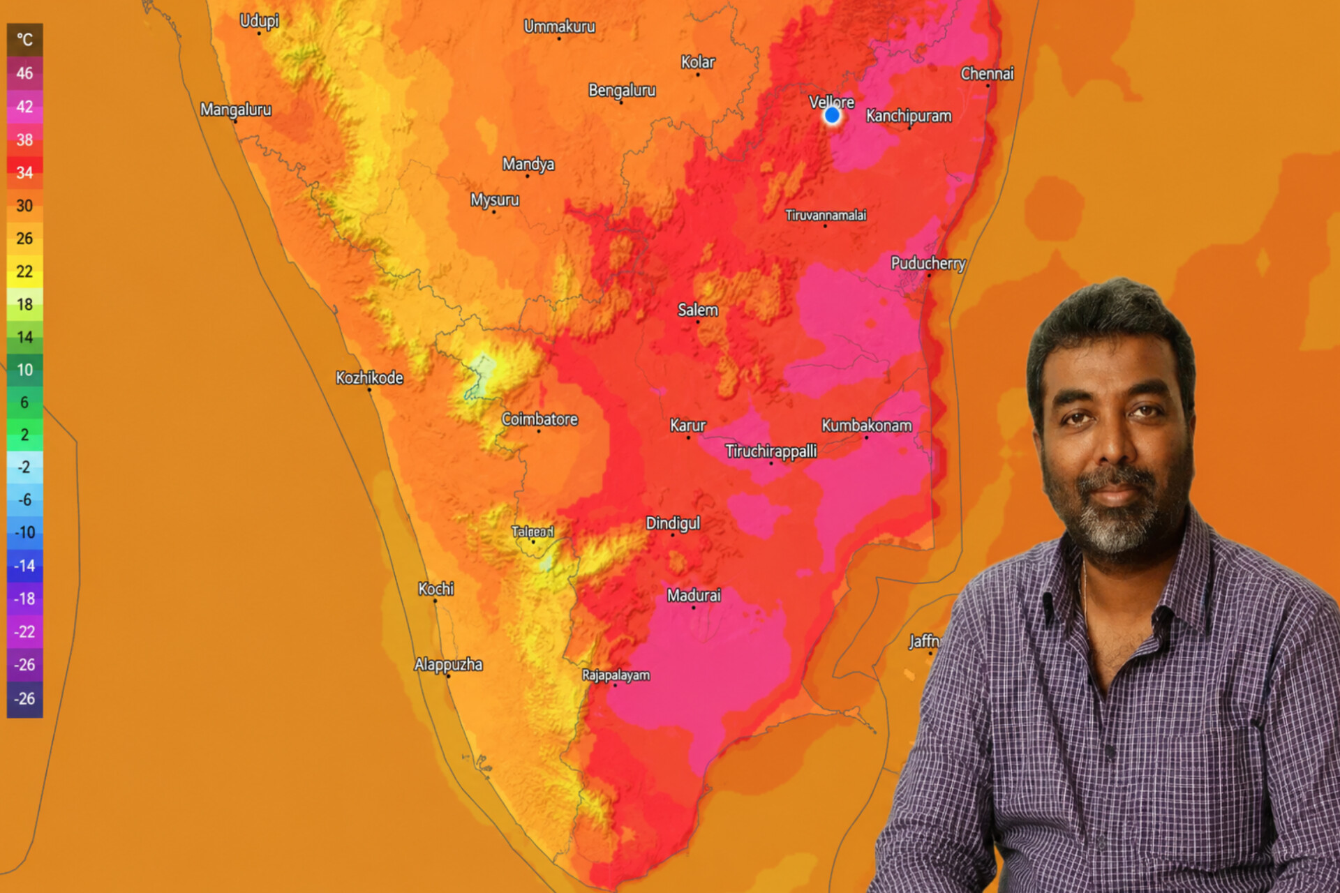 தமிழகத்தின் பல மாவட்டங்களில் 2015-க்கு பிறகு மிக வெப்பமான ஜூலை: வானிலை ஆய்வாளர் பிரதீப் ஜான் தகவல்