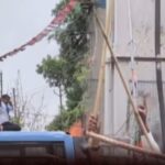 ராகுல், பிரியங்கா போராட்டத்திற்கு எதிர்ப்பு; காந்தி பவன் முன்பு பாஜக - காங்கிரஸ் தொண்டர்கள் மோதல் telangana-bjp-congress-clash-gandhi-bhavan